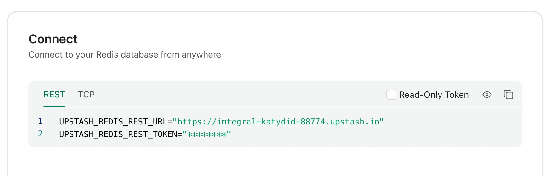 Connect Deno Deploy to Upstash Redis